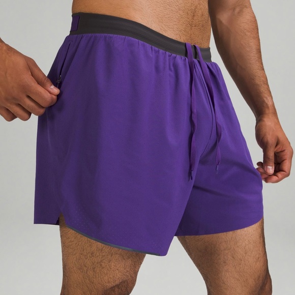Lululemon Purple Fast and Free Lined Short 6" size medium - Picture 5 of 5